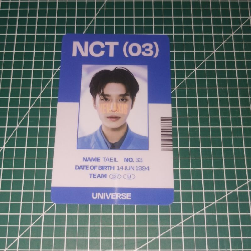 ID CARD UNIVERSE NCT 2021 TAEIL