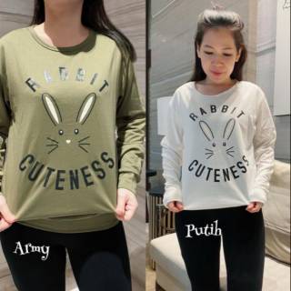 SWEATER KAOS  MURAH MODIS TERBARU TERKINI LENGAN PANJANG O 