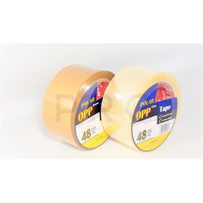 

Lakban Bening 2" Lakban Coklat Plakban Bening Coklat 48Mm 90 Yard Opp