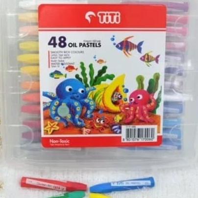 

Crayon Titi 48 Warna / Oil Pastels