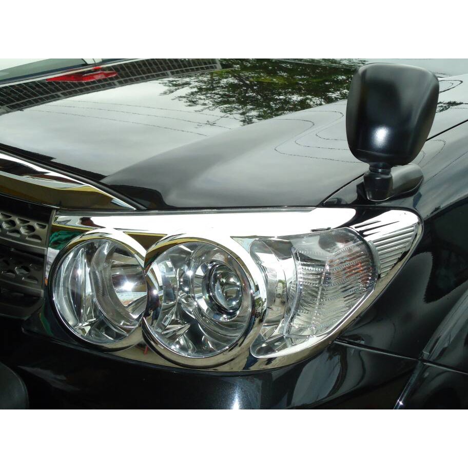 garnih lampu depan new fortuner chrome Aksesoris Mobil