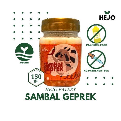 

Hejo Sambal Geprek Seuhah - Plant Based Sambal Bawang Vegan