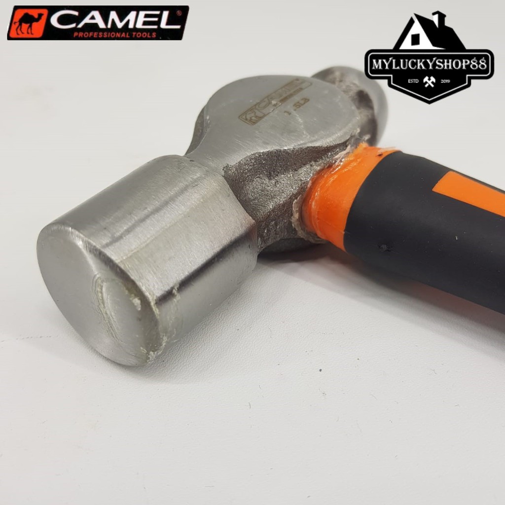 Camel Palu Konde 1.5LB Ball Pein Hammer Rubber Grip Karet 1.5 LB