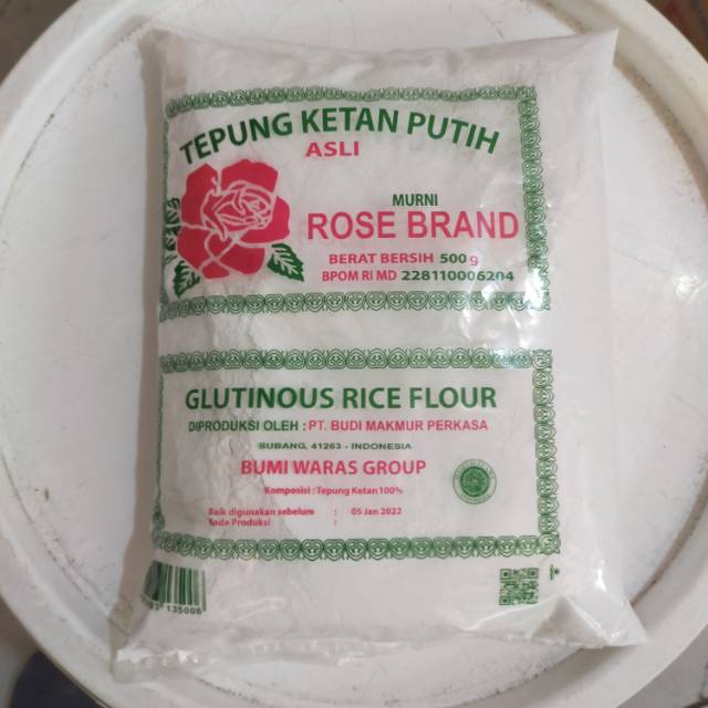 

TEPUNG KETAN PUTIH ROSE BRAND 500GR