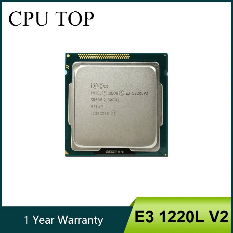 Bebas ongkir Intel Xeon E3 1220L V2 17W SR0R6 LGA 1155 2.3GHZ processor E3-1220L V2 CPU