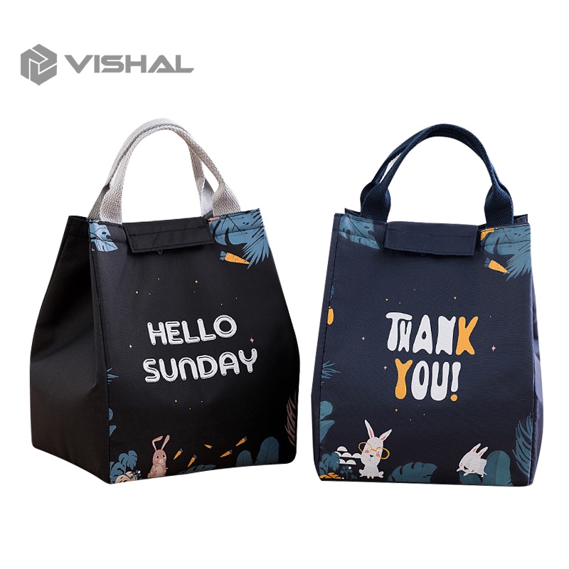 VISHAL COOLER BAGPEREKAT ​VELCRO TAS BEKAL LUNCH BOX BESAR MURAH BEKAL SEKOLAH TAS BEKAL AN VS-39