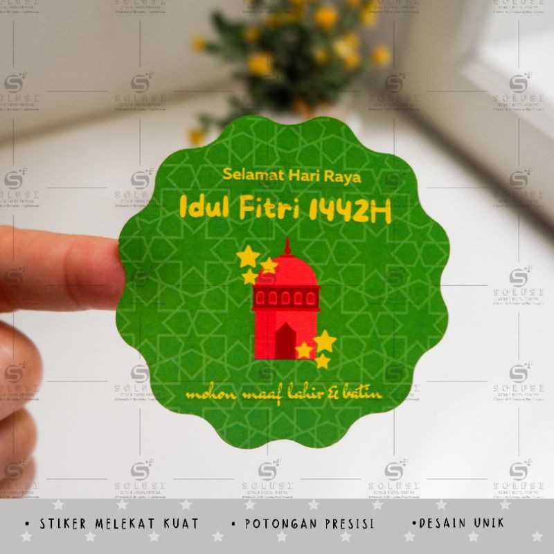 

Stiker Toples Lebaran / stiker kue kering lebaran / stiker kue lebaran