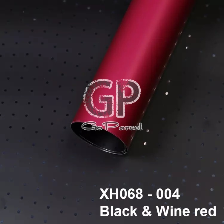 ( 5 Lembar ) BICOLOR SILVER POINT - FLOWER WRAPPING PAPER KOREAN POLKADOT CELLOPHANE / KERTAS BUNGA PAPER DOUBLE COLOR BUKET BOUQUET