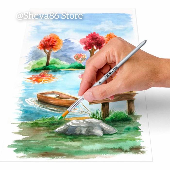 

Terbatas Cat Air Staedtler 12 Watercolour Paints Murah