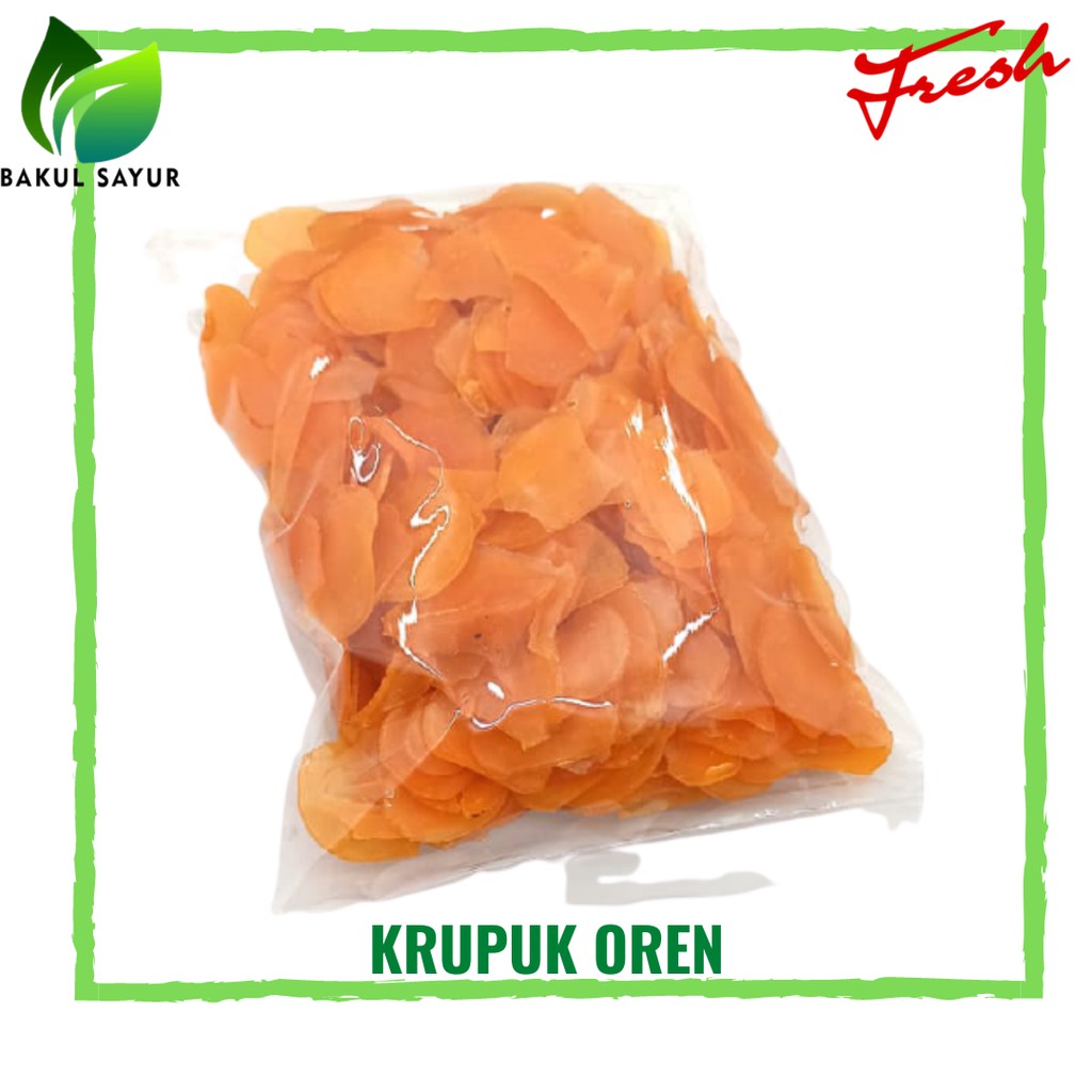 

KRUPUK OREN / MERAH 250 GRAM - SYURAN SEGAR JAKARTA TIMUR