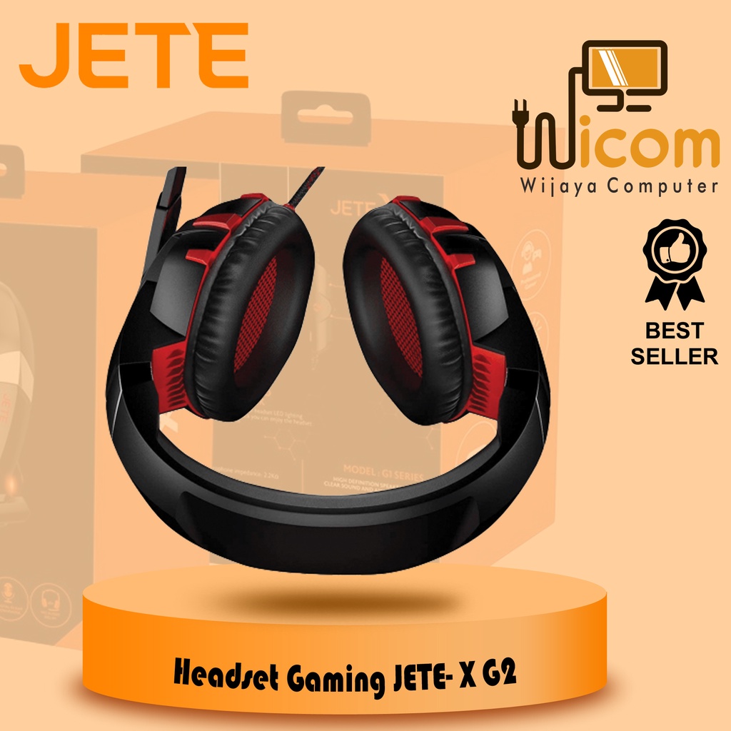 HEADSET | HEADPHONE | HEADSET BANDO | HEADSET GAMING JETE G2 SERIES ORIGINAL JETE