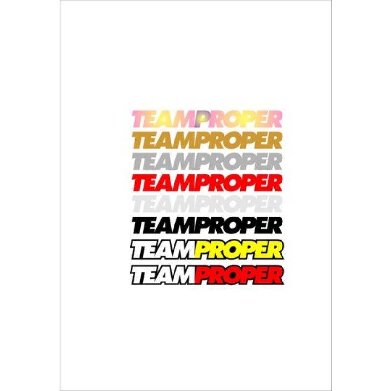

Sticker Teamprorer stiker cutting stiker viral murah