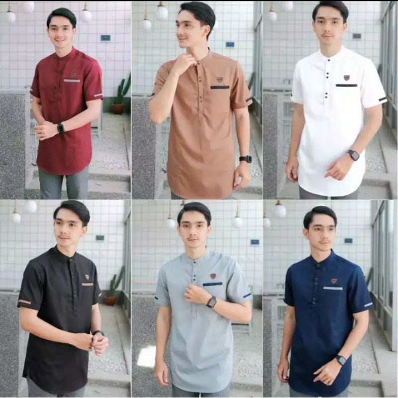 KOKO KURTA DEWASA LENGAN PENDEK ADEM BAHAN KURTA TOYOBO||BISA COD BAYAR DI TEMPAT