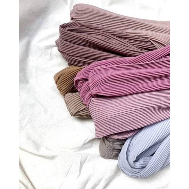 PROMO PASHMINA PLISKET/PASHMINA PLISKET FULL/Pashmina Plisket Diamond /Pashmina plated ORI SHINDY-1