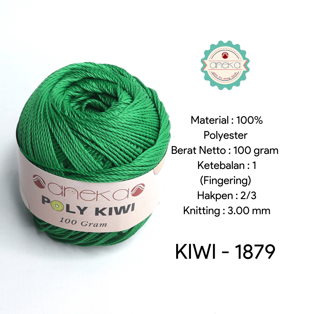 Benang Rajut Poli / Poly Kiwi Yarn - PREMIUM - 1879