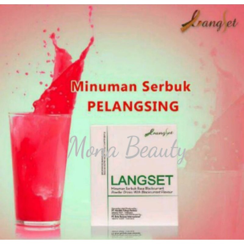 MINUMAN PELANGSING LANGSET SACHET LANGSET DRINK MINUMAN PELANGSING LANGSET SLIMMING HERBAL OBAT PELA