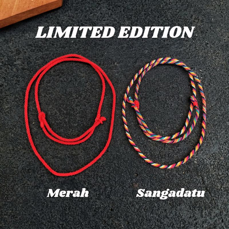 [ LIMITED EDITION ] Kalung Bayi Sangadatu Khas Bali / Kalung Bayi Tali Merah / Kalung Bayi Tridatu / Kalung Bayi Murah / Kalung Bayi 3 Bulan / Badong Bayi