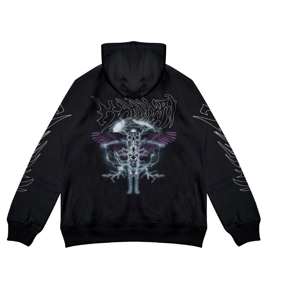 (TERLARIS) GRDT Kaminari Hoodie Black