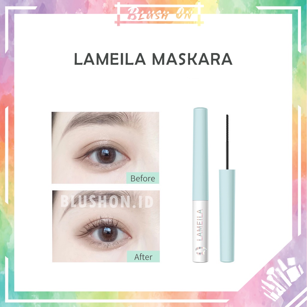 LAMEILA Maskara Anti Air Tahan Lama 360 Mascara Waterproof Long Last 1037