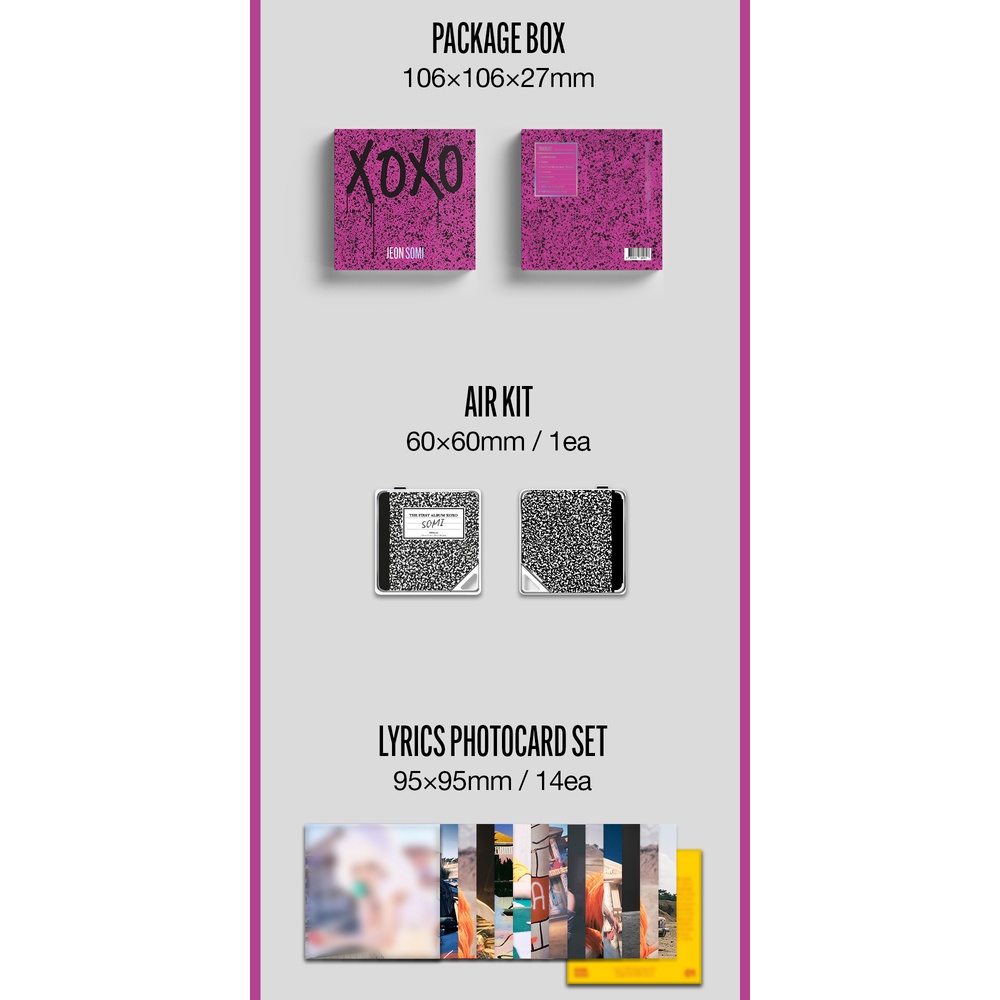 JEON SOMI - The First Album XOXO (CD / KiT)