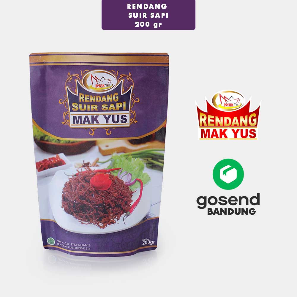 

Rendang Daging Suwir Padang Siap Saji Mak Yus - 200gr