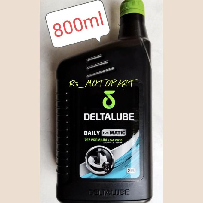 Kualitas terbaik] Oli Motor Matic Deltalube 10W30 800ml #No Motul/Buzz/AHM SPX/MPX 2