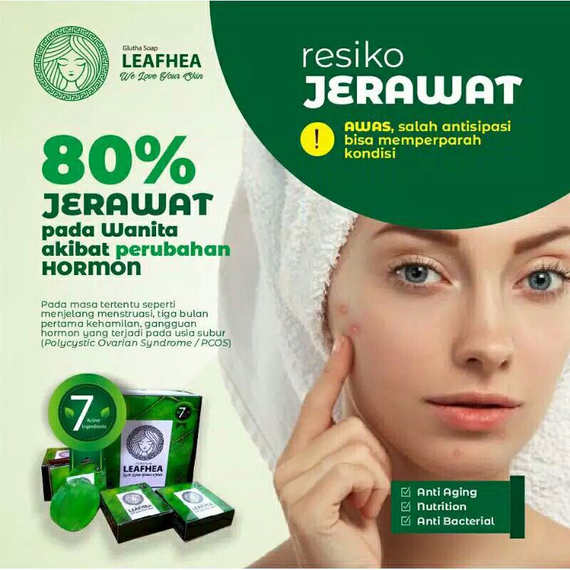 SABUN LEAFHEA COLLAGEN DAN GLUTATHIONE