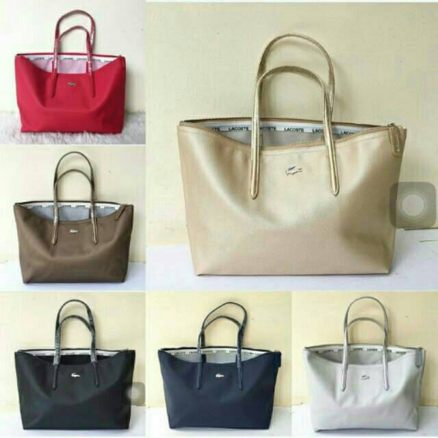 Lacoste totebag import bukan lokal