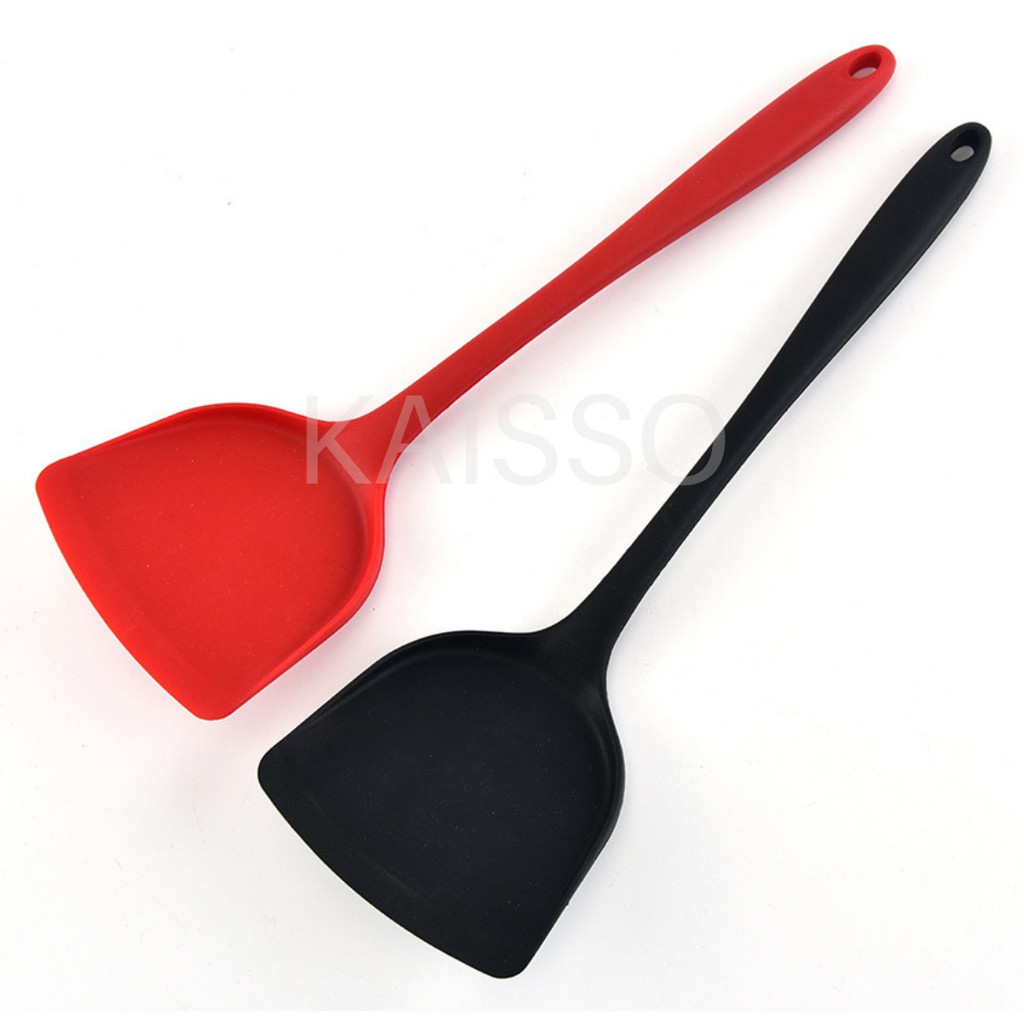 KAISSO - SILICONE SPATULA MASAK ANTI LENGKET TAHAN PANAS SUTIL SODET ALAT DAPUR