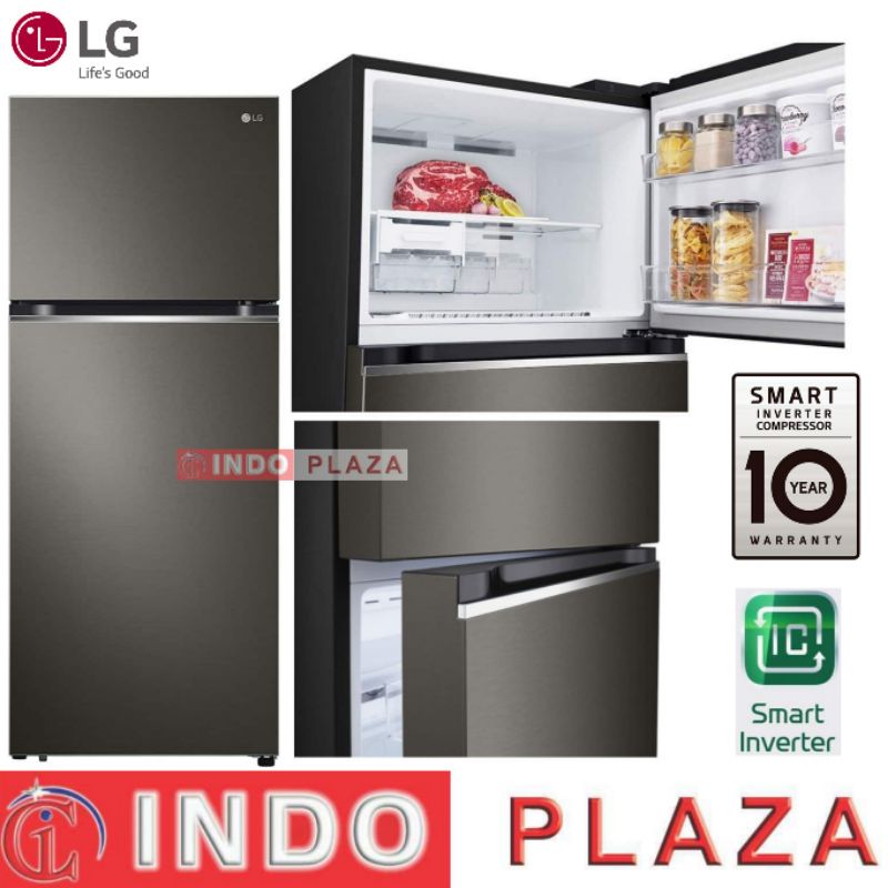 KULKAS LG 2 PINTU GN-B312PLGB / PXGB SMART INVERTER / LINEAR COOLING