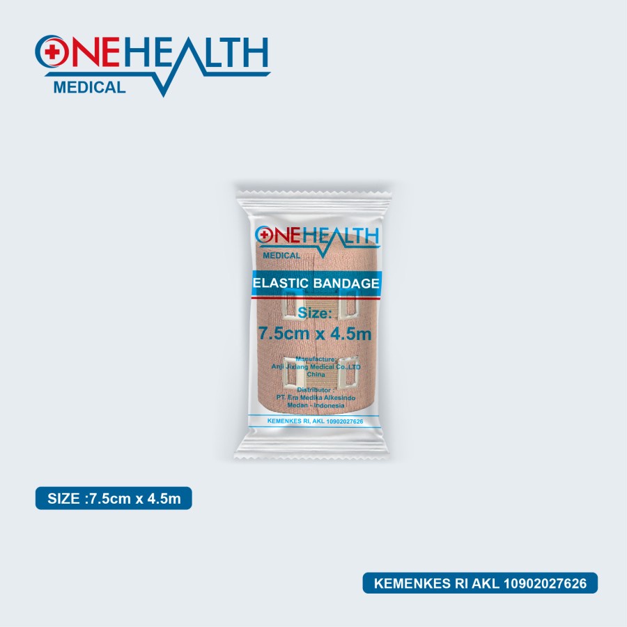 ONEHEALTH Perban Elastis 7.5cm x 4.5m l Elastic Bandage 3 Inch