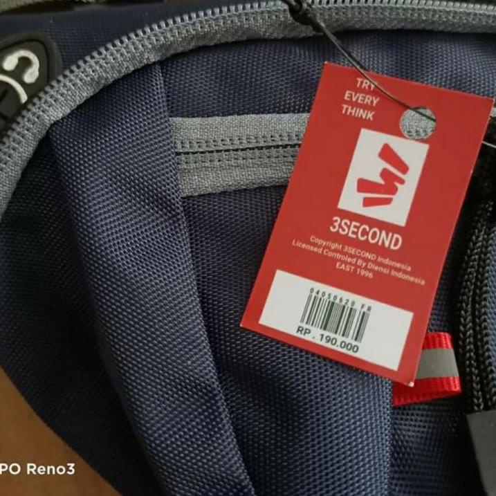 Best Product WAISTBAG PRIA 3SECOND THREE SECOND TAS SELEMPANG TAS PINGGANG PRIA DISTRO MURAH