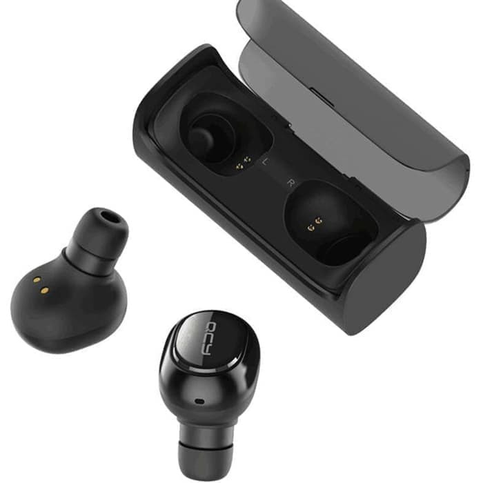 Promo QCY Q29 Bluetooth 4.1 Headphones Wireless Earbuds with Charging Box Murah Berkualitas