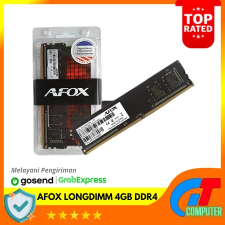 Memory AFOX Longdimm 4GB DDR4 PC19200 2400MHz (LIFETIME)