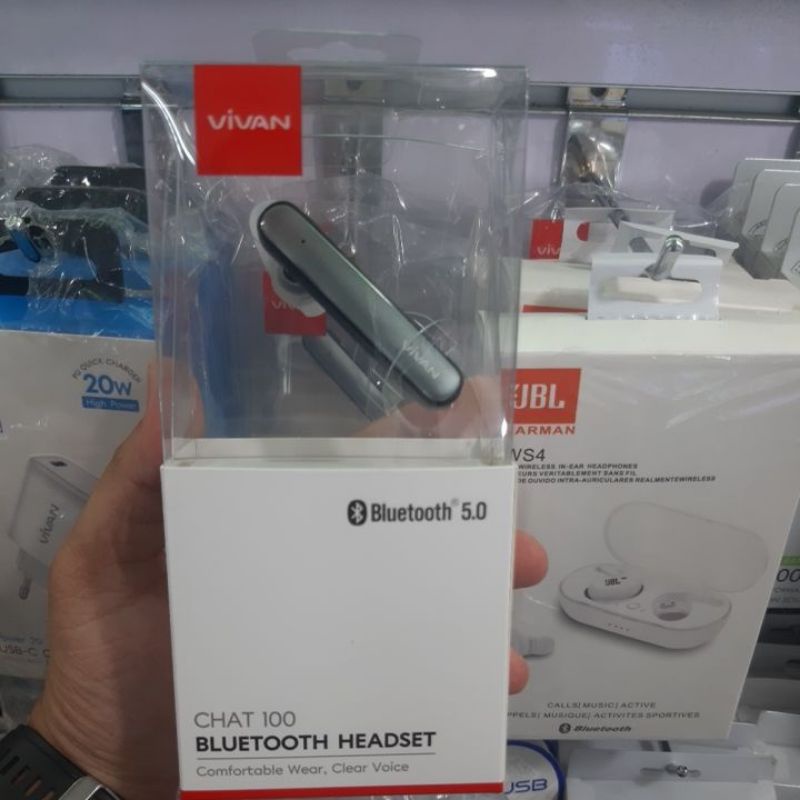 Headset vivan Bluetooth headset original 100%