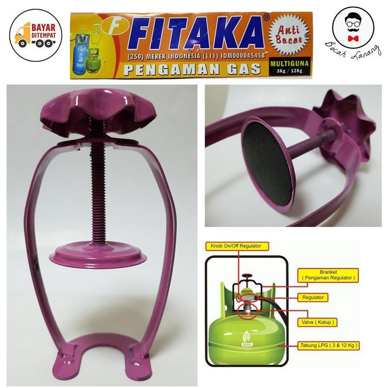 FITAKA Regulator Pengaman Tabung Gas Elpiji 3-12 Kg Aman dan Kuat