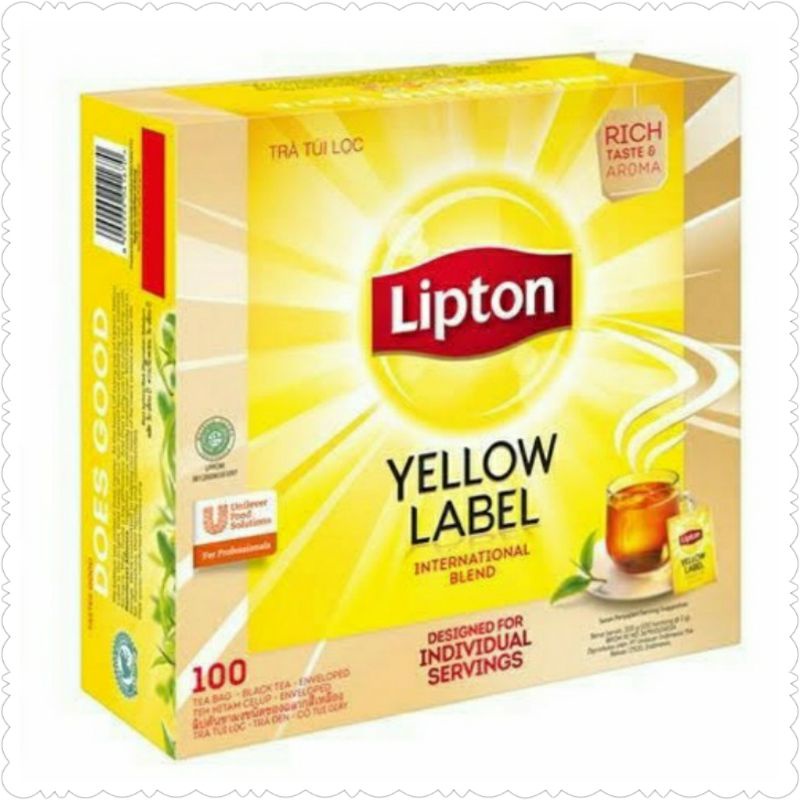 

Lipton Yellow Label 100 Tea Bag Envelope