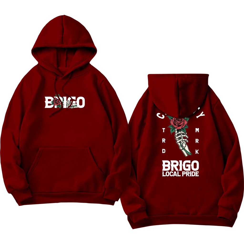 Sweater Hoodie BRIGO calamity Sablon DTF Fleece Cotton II BRIGO Jumper Hoodie calamity II M-XXL (Pria &amp; Wanita) Free stiker&amp;Gantungan Kunci