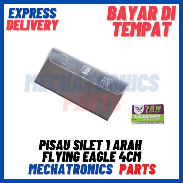 [DEV-9295] PISAU SILET 1 ARAH FLYING EAGLE 4CM