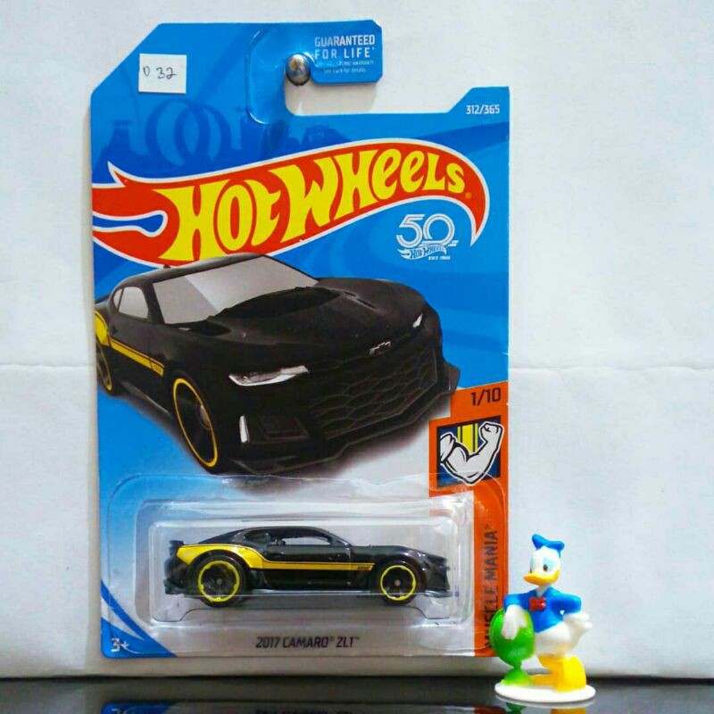 Hot Wheels murah 2017 Camaro ZL1 hitam US Card original Mattel