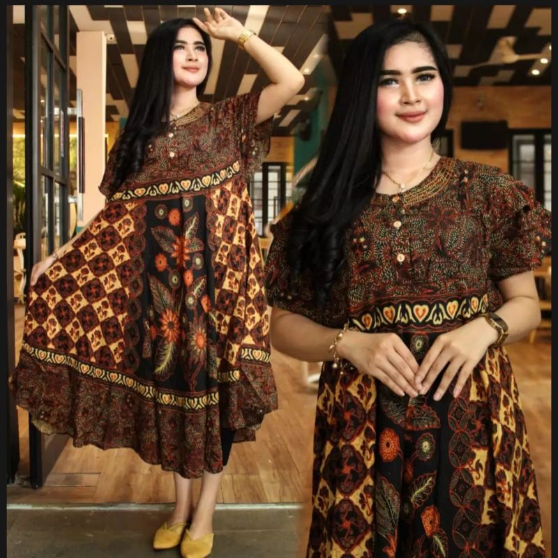 DASTER SOGAN KLOK YS/NEW MOTIF KENCANA UNGU/DASTER PERKALONGAN SOGAN SOLO DASTER WANITA KLOK MAYUNG