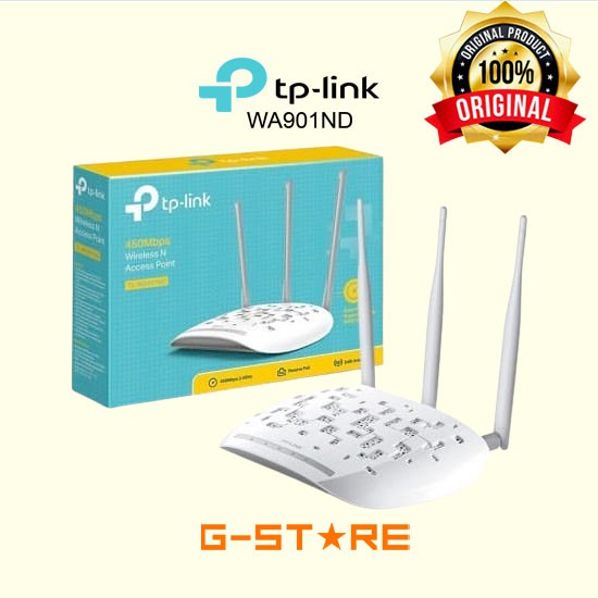 TP-LINK TL-WA901N 450Mbps Wireless N Access Point TPLINK WA901N Access Point Murah Wifi Internet Ori