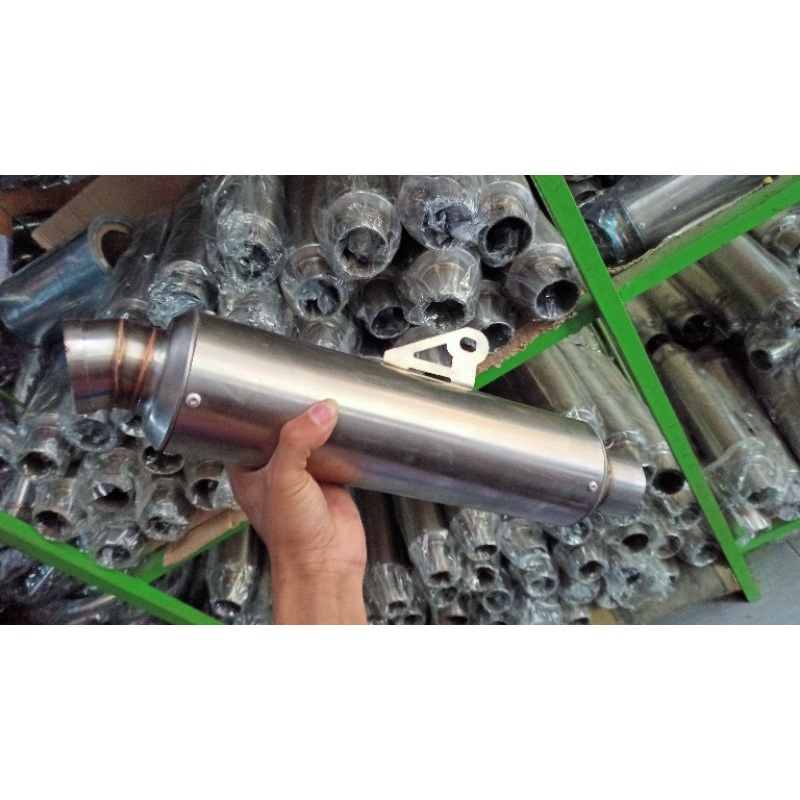 Slincer knalpot racing model ALTAN EXHAUST  bass ulem kompetisi