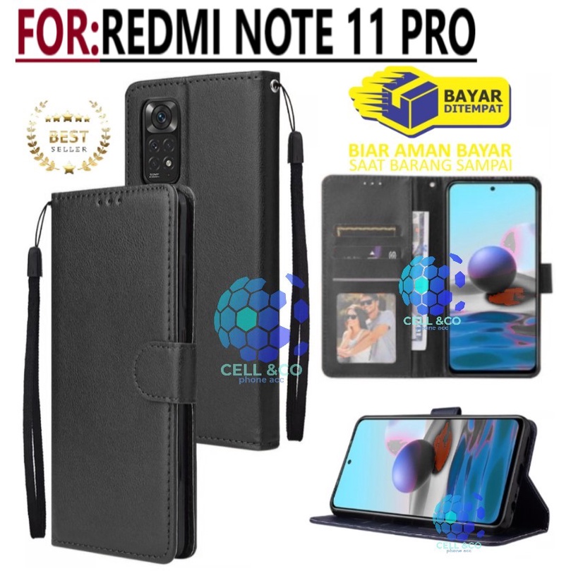NEW XIAOMI REDMI NOTE 11 PRO FLIP COVER CASE FLIP LEATHER WALLET PREMIUM FLIP CASE BUKA TUTUP KESING HP CASING FLIP CASE WALLET XIAOMI REDMI NOTE 11 PRO TERBARU