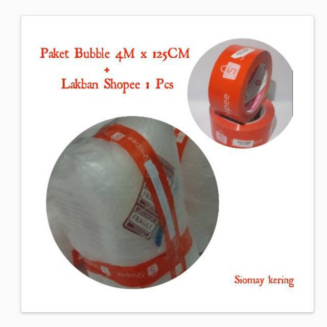 

Bubble Wrap Biru 4M x 125cm + Lakban [ Hemat Ongkir ]