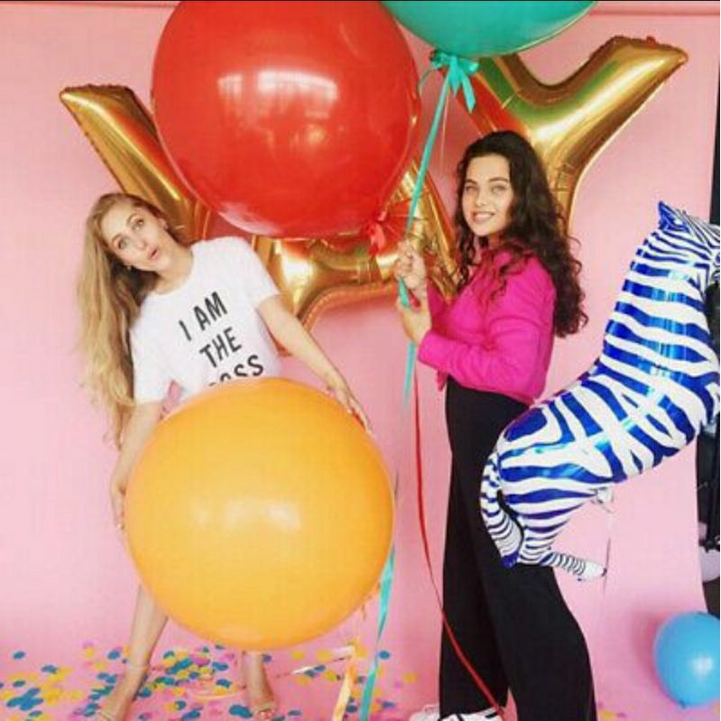 Balon Latex Doff 18 Inch 18Inch Putih Hitam Metalik Gold Rose Gold Balon Bogor