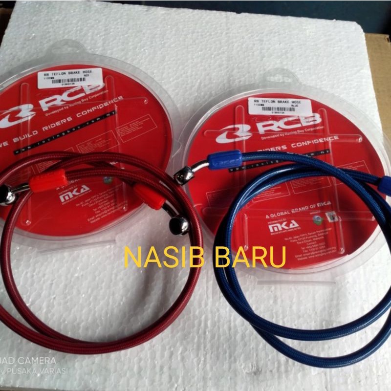 Selang REM depan RCB 110 cm biru/ merah