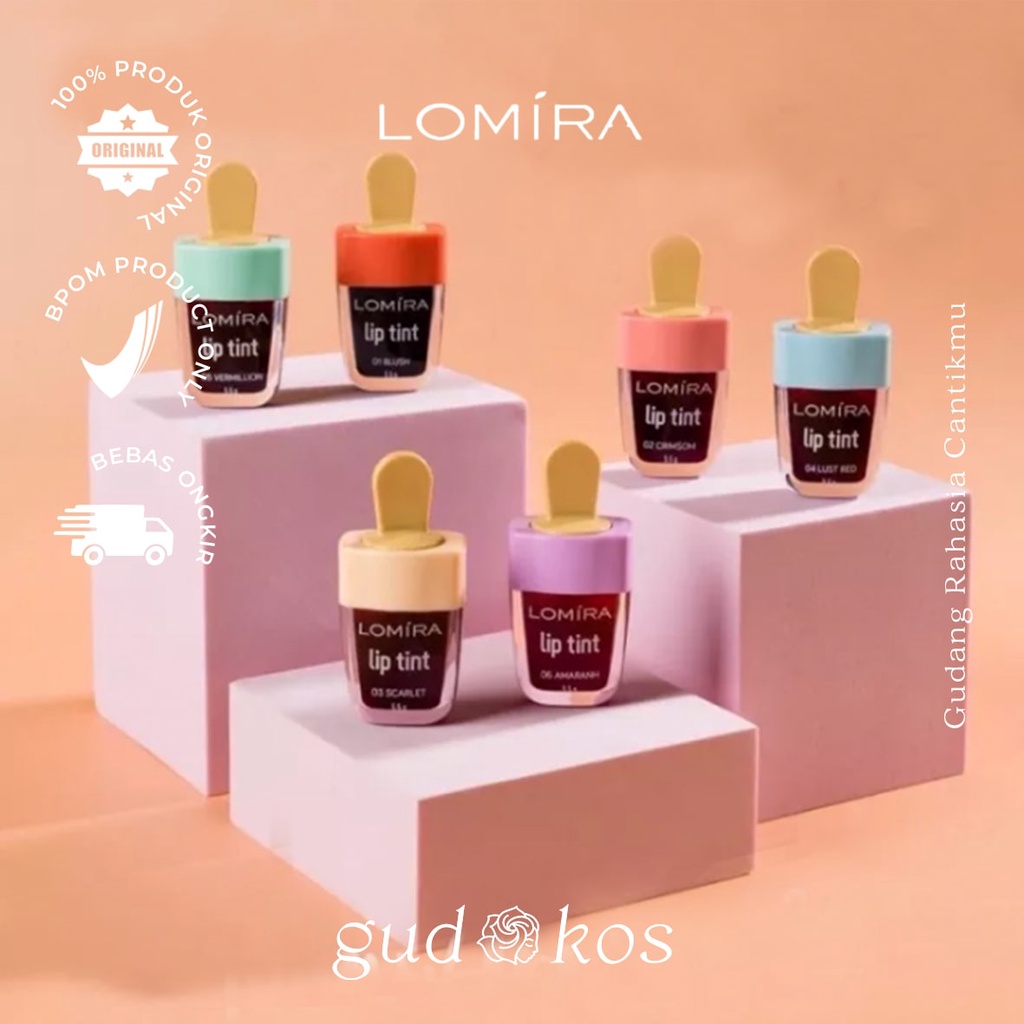 LOMIRA Cheek &amp; Lip Tint - Lipstick Lipstik Cair BPOM Original