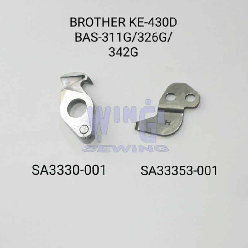 SA3330001 SA3335001 BROTHER KE-430D Pisau Mesin Jahit Bartex Auto