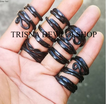 COD Cincin natural akar bahar hitam kuwalitas pilihan